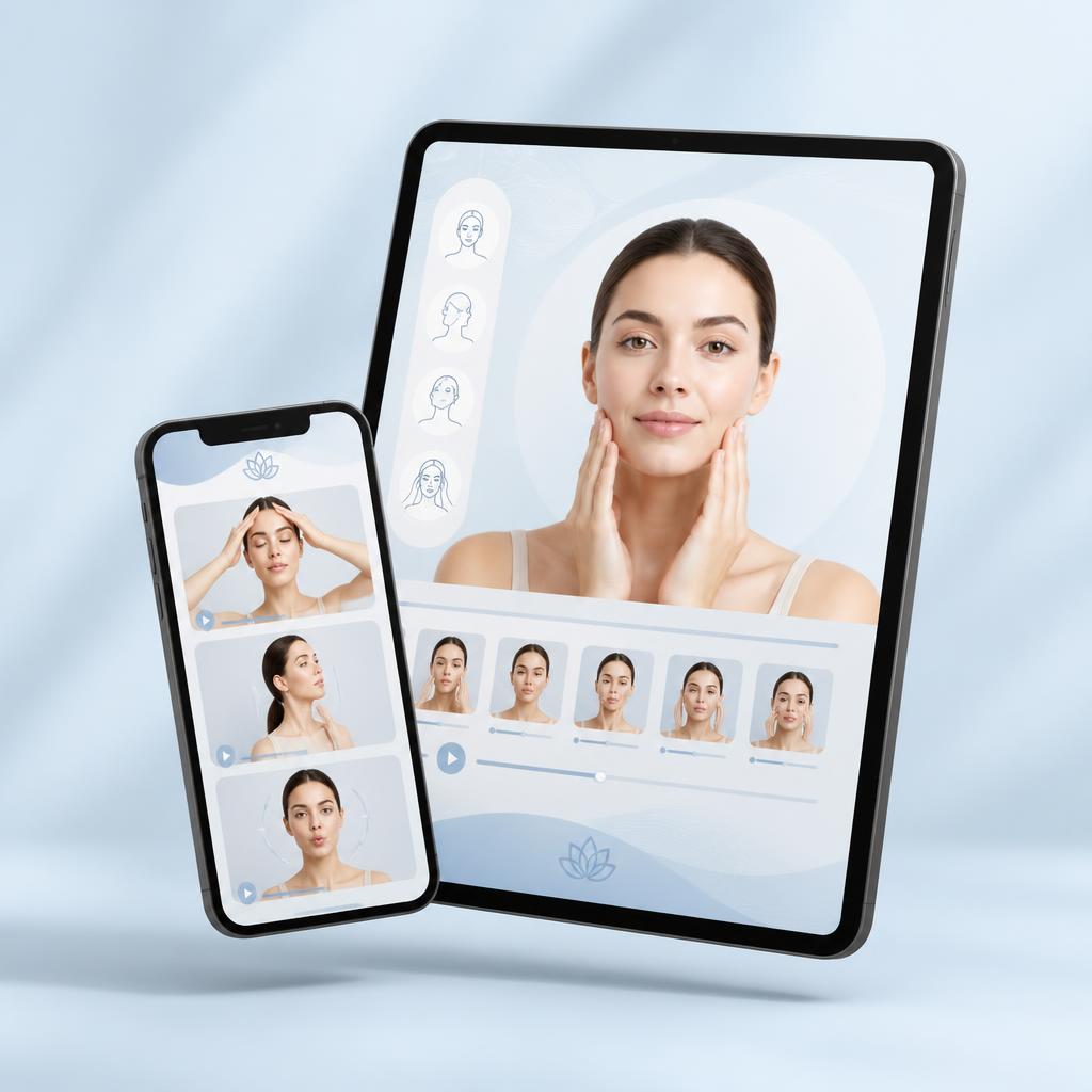 Método Papada Zero — mockup tablet e celular